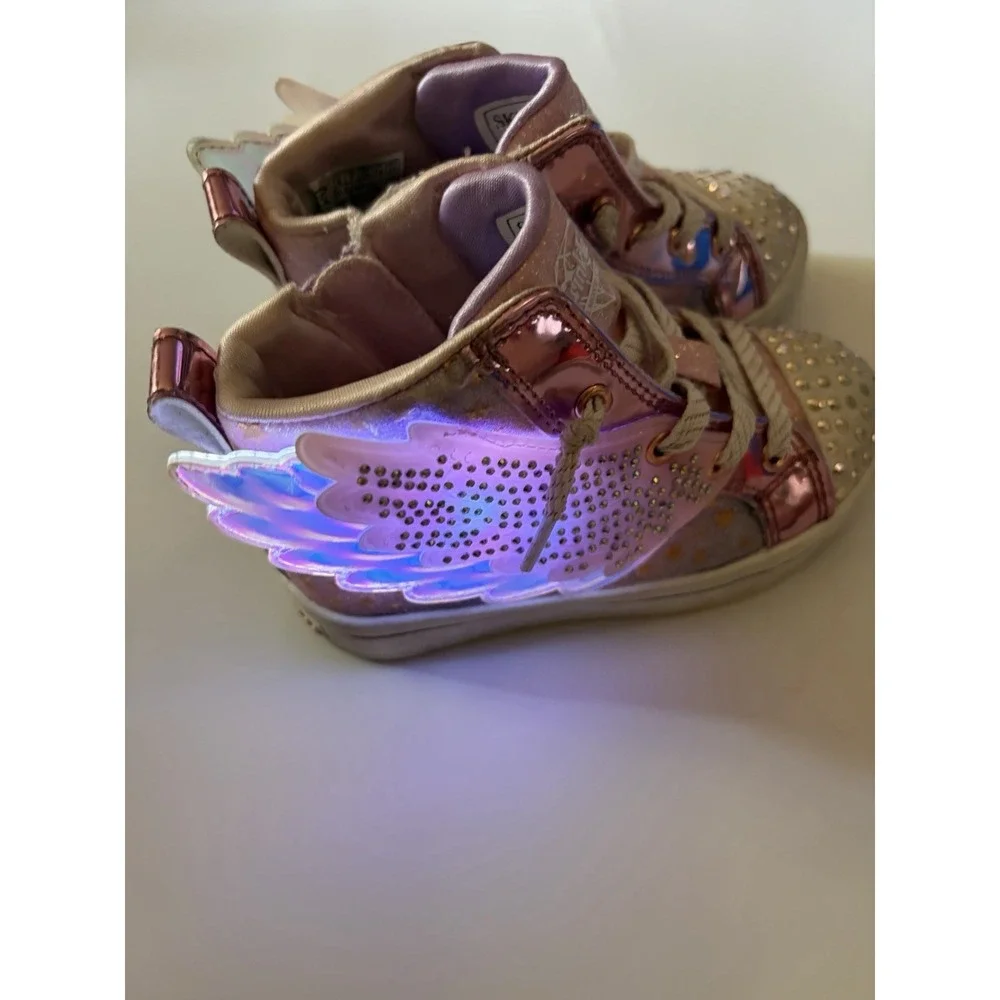 Skechers Little Kid TWI-Lites 2.0-Wingsical WIS Sneaker Size 8‎
